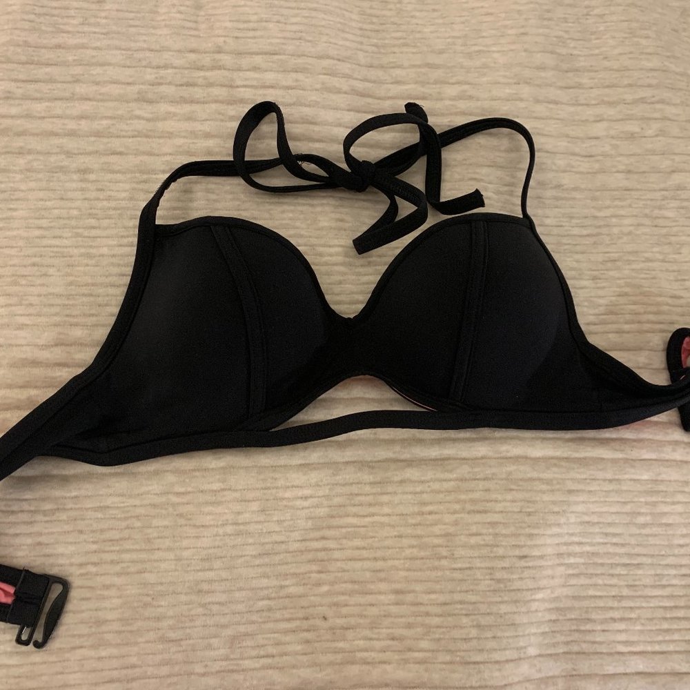 Black Victoria's Secret Pink Pushup Bathing Suit